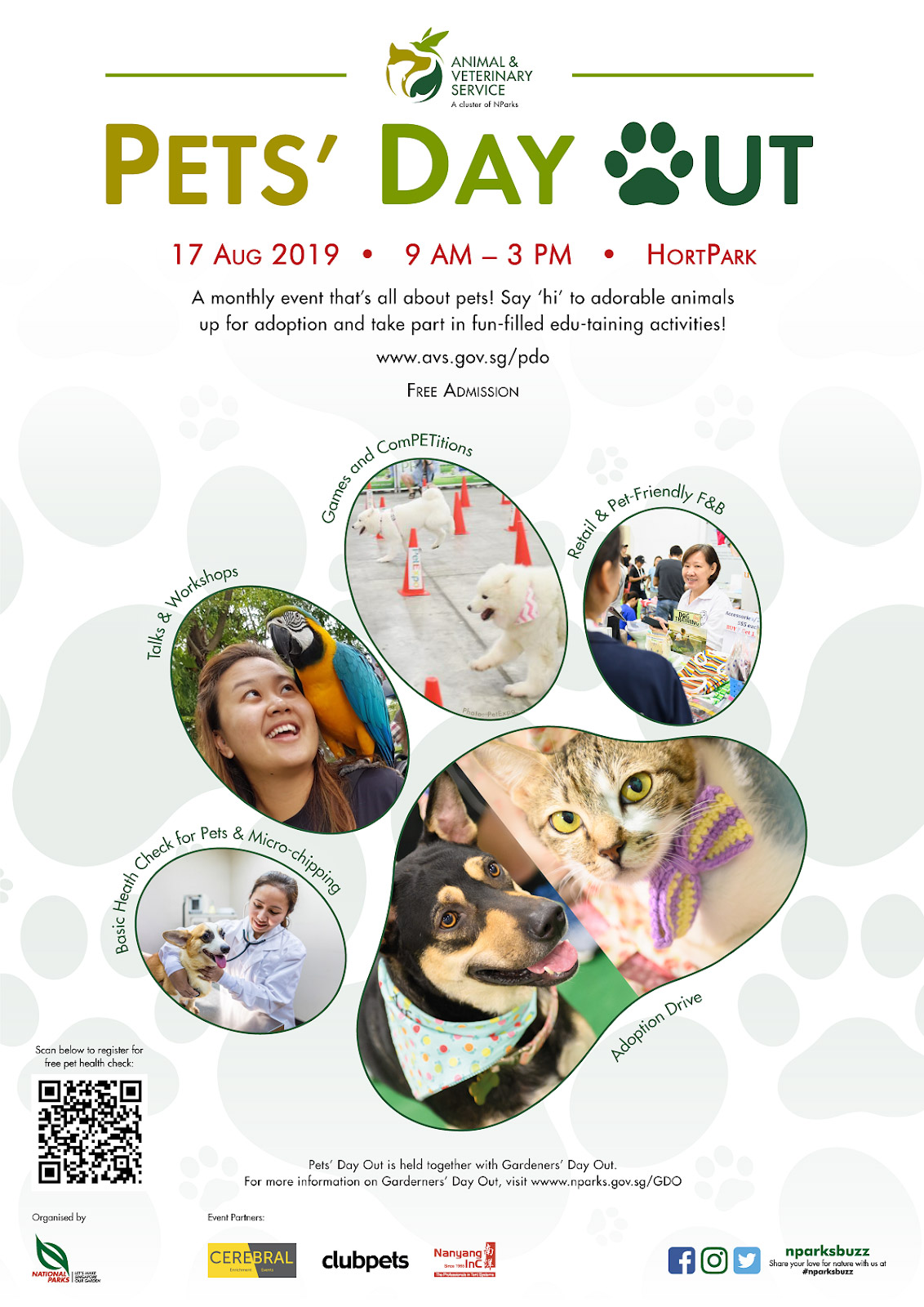 Get Free Pet Microchipping, Health Checkups & Pet-Friendly Fun at NParks’ Pets’ Day Out Event!
