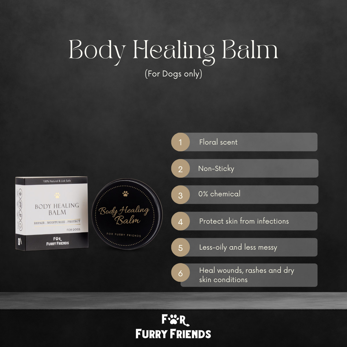 Protect Your Pet’s Skin with For Furry Friends’ Body Healing Balm!